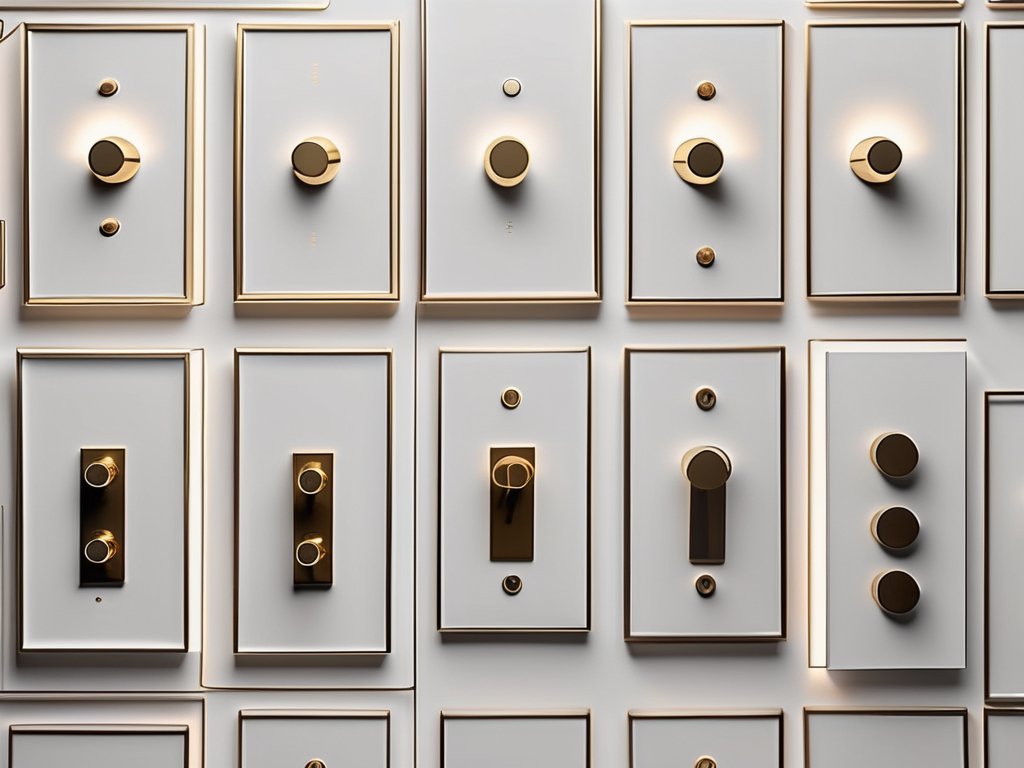 High Design Switch Luxury Meets Innovation: Modern Brass Light Switches for Contemporary ...