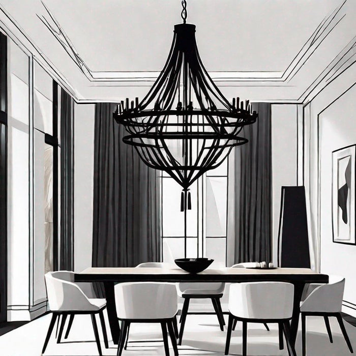 Modern Black Chandelier: A Statement Piece in Contemporary Design - Residence Supply