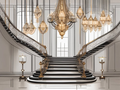 Staircase Chandelier Inspiration: Showcasing Stunning Design Ideas - Residence Supply