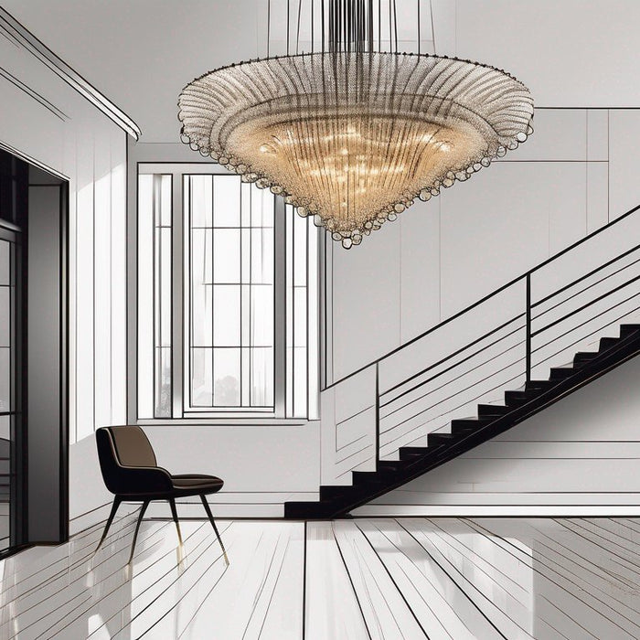 Staircase Chandeliers for Contemporary Homes: Sleek and Stylish Choices - Residence Supply