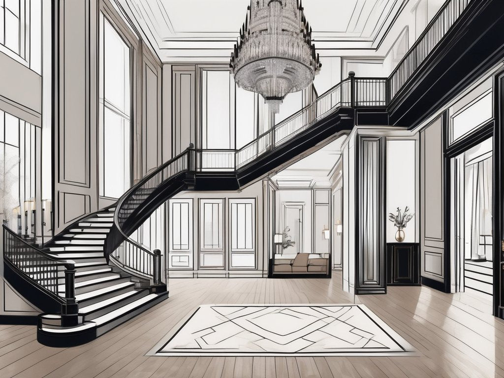 Staircase Chandeliers in Multi-Story Homes: Tips for a Seamless Look - Residence Supply