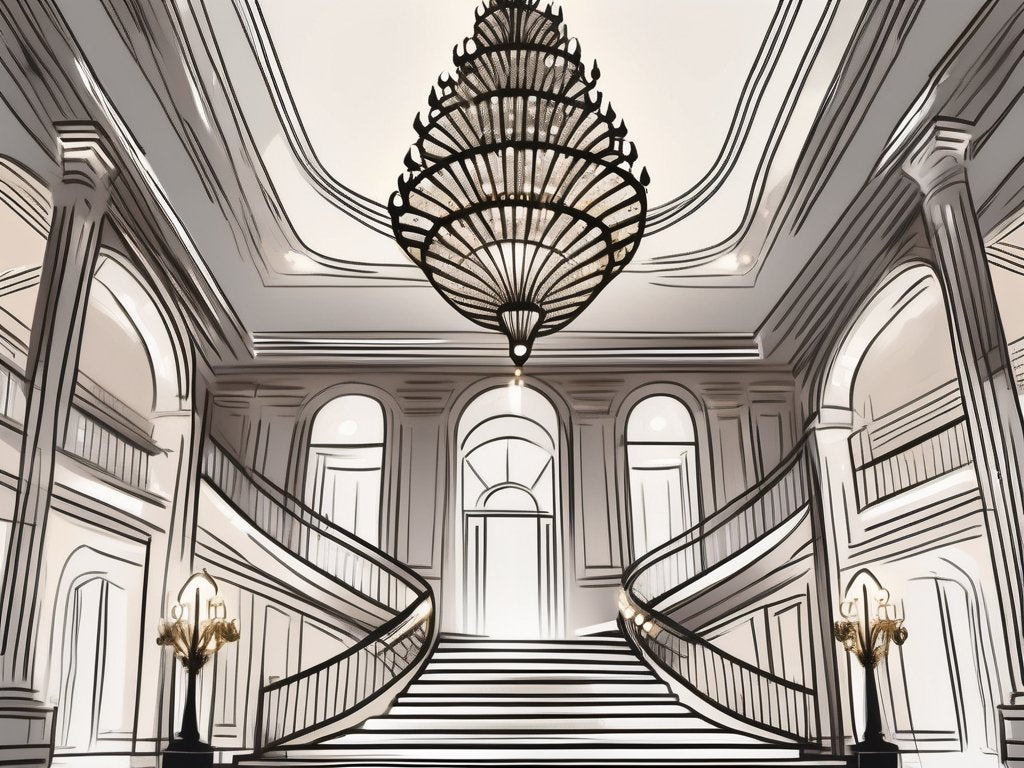 Staircase Chandeliers with LED Lighting: Efficiency Meets Luxury - Residence Supply