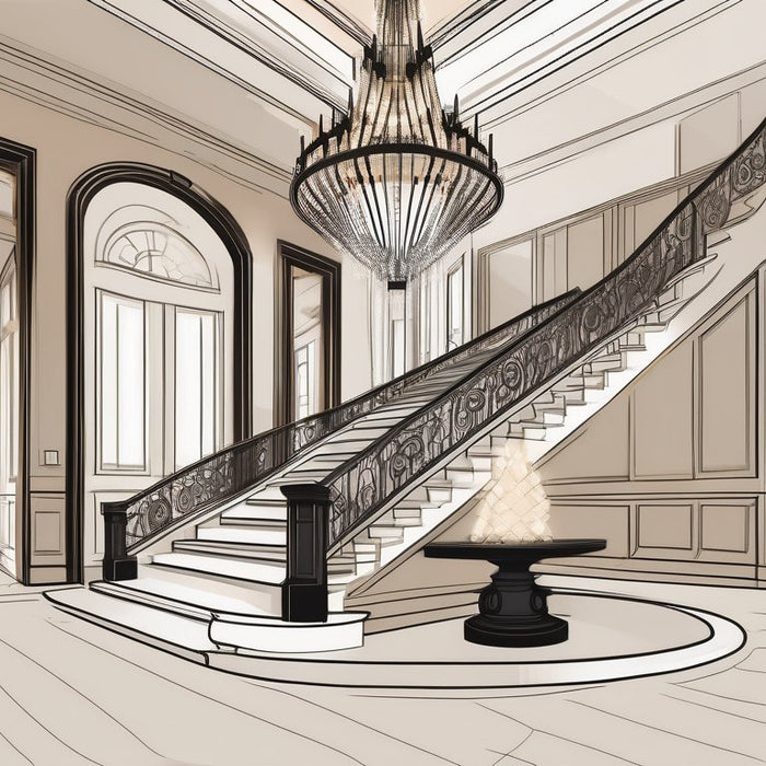 Statement Chandeliers for Staircases: Make Your Home Grand and Glamorous - Residence Supply