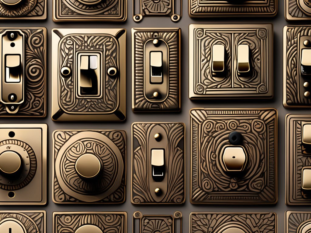 The Allure of Antique Brass Light Switches: Collectors' Favorites ...