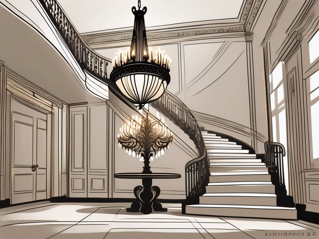 The Art of Chandelier Placement: Enhancing Your Staircase's Beauty - Residence Supply