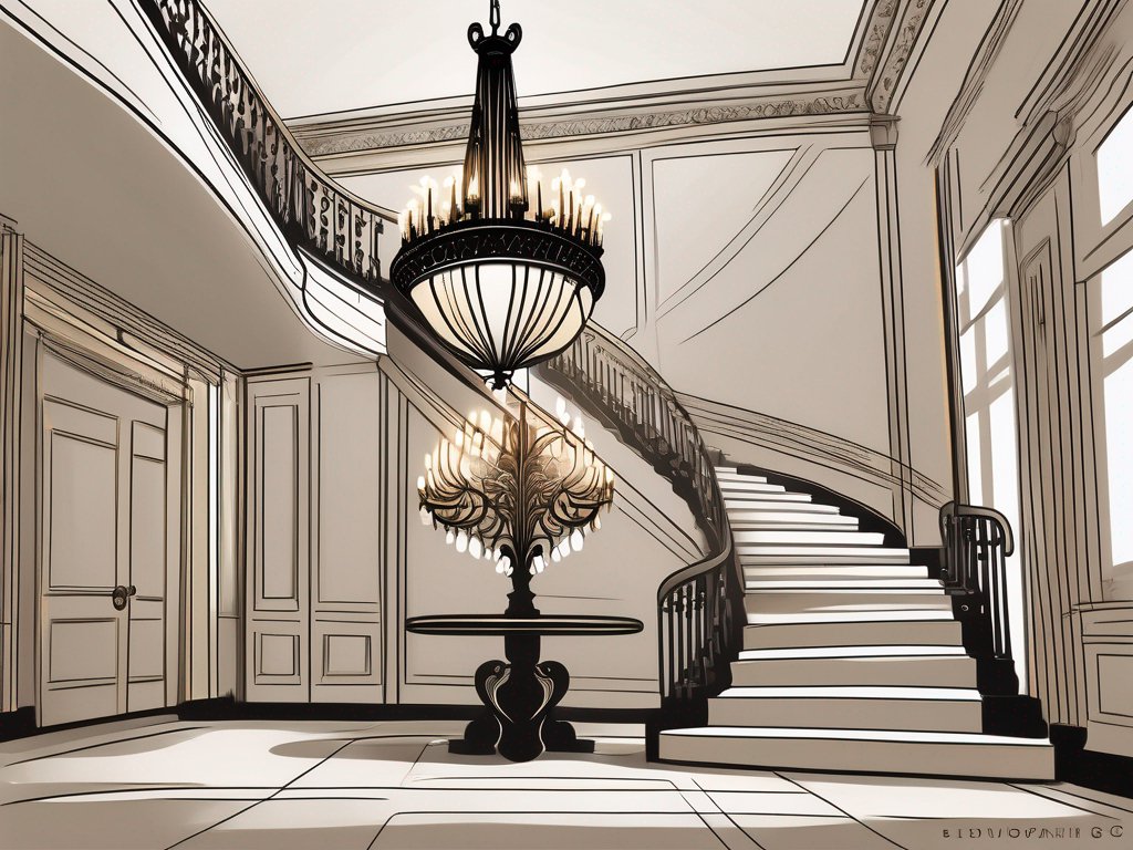 The Art of Chandelier Placement: Enhancing Your Staircase's Beauty - Residence Supply