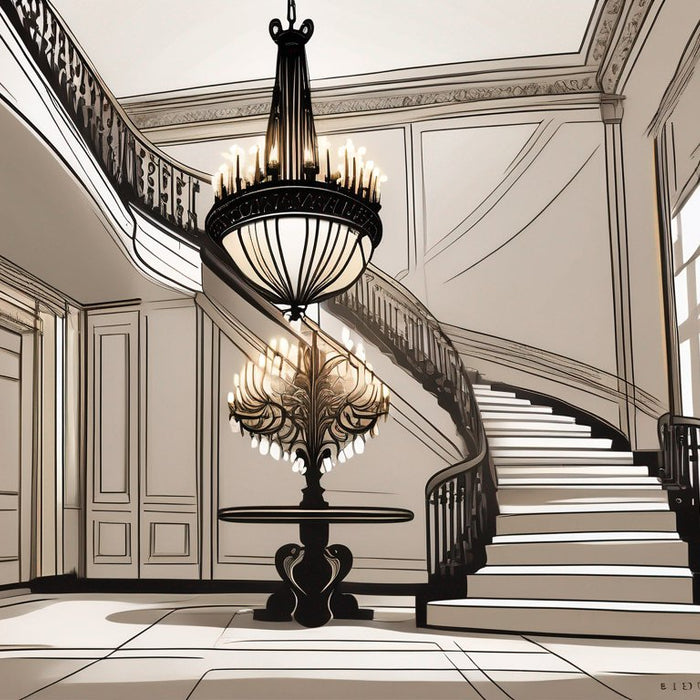 The Art of Chandelier Placement: Enhancing Your Staircase's Beauty - Residence Supply