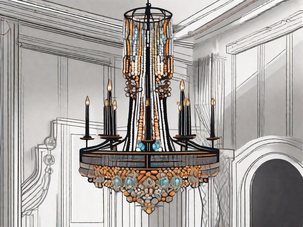 The Unique Appeal of Beaded Chandeliers in Eclectic Interiors - Residence Supply