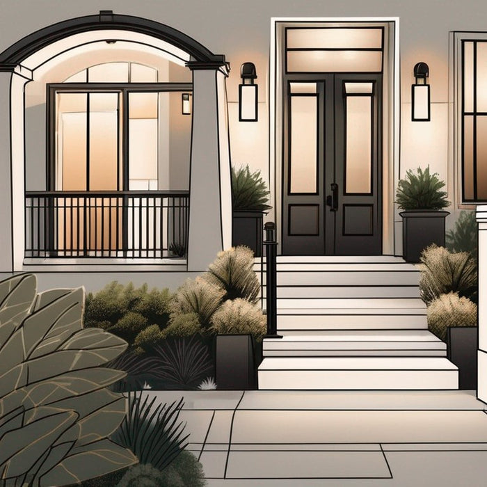 Using Outdoor Wall Lights to Frame Your Entryway - Residence Supply