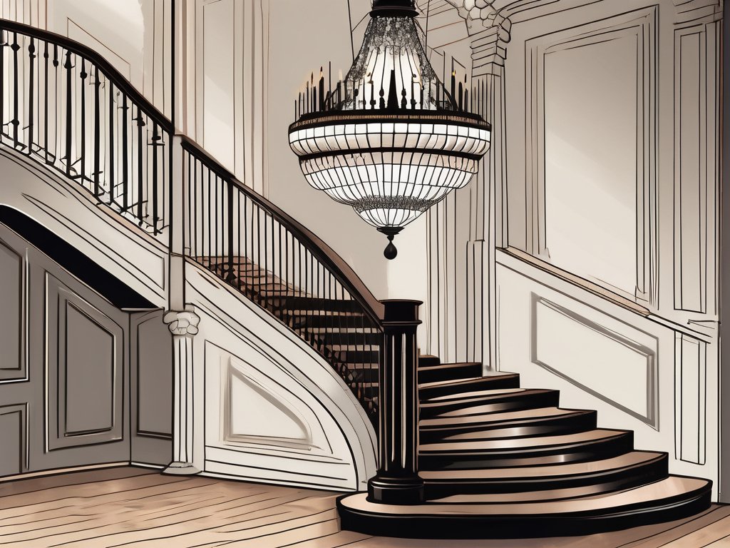 Vintage Charm: Retro Chandeliers for a Timeless Staircase Look - Residence Supply