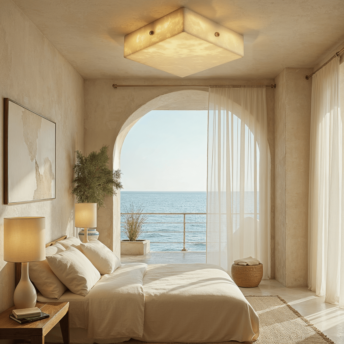 Alabaster Ceiling Lights
