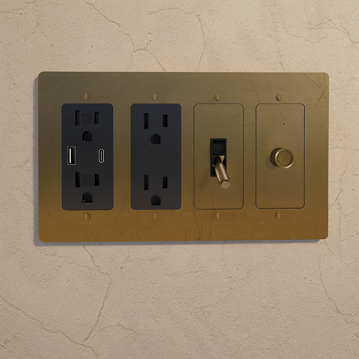 Build Your Own Brass Light Switch - Residence Supply