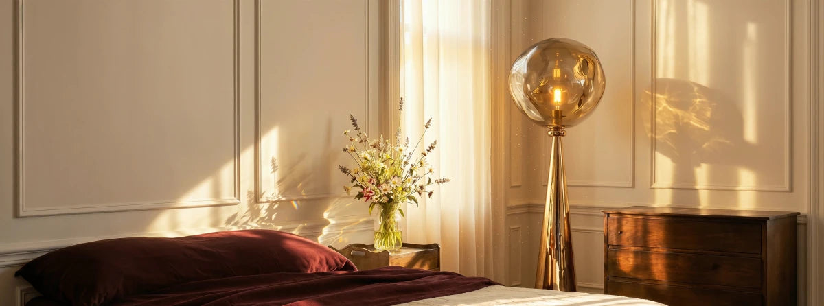 Glass Floor Lamps