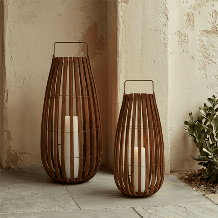 Outdoor Rattan Pendant Lights
