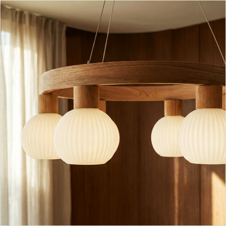 Wood Chandeliers
