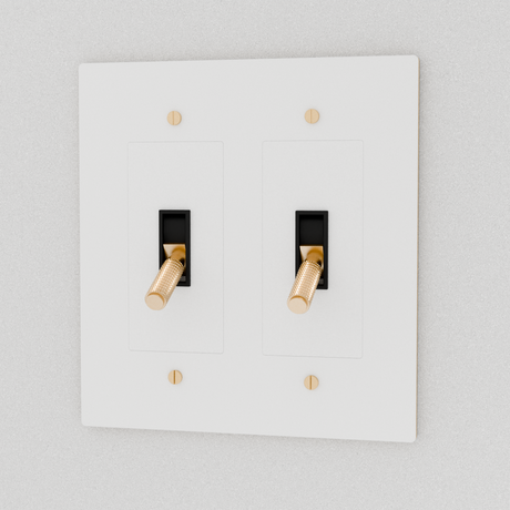 The Brass 4-Way Toggle Switch (1 to 5 Gang)