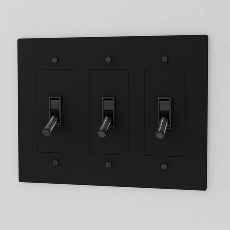 The Brass 4-Way Toggle Switch (1 to 5 Gang)