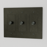 The Brass 3-Way Rotary Dimmer Switch (1 to 5 Gang)