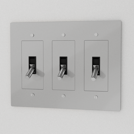 The Brass 4-Way Toggle Switch (1 to 5 Gang)