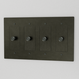 The Brass 3-Way Rotary Dimmer Switch (1 to 5 Gang)