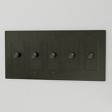 The Brass 3-Way Rotary Dimmer Switch (1 to 5 Gang)