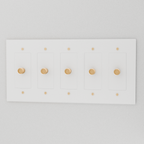 The Brass 3-Way Rotary Dimmer Switch (1 to 5 Gang)