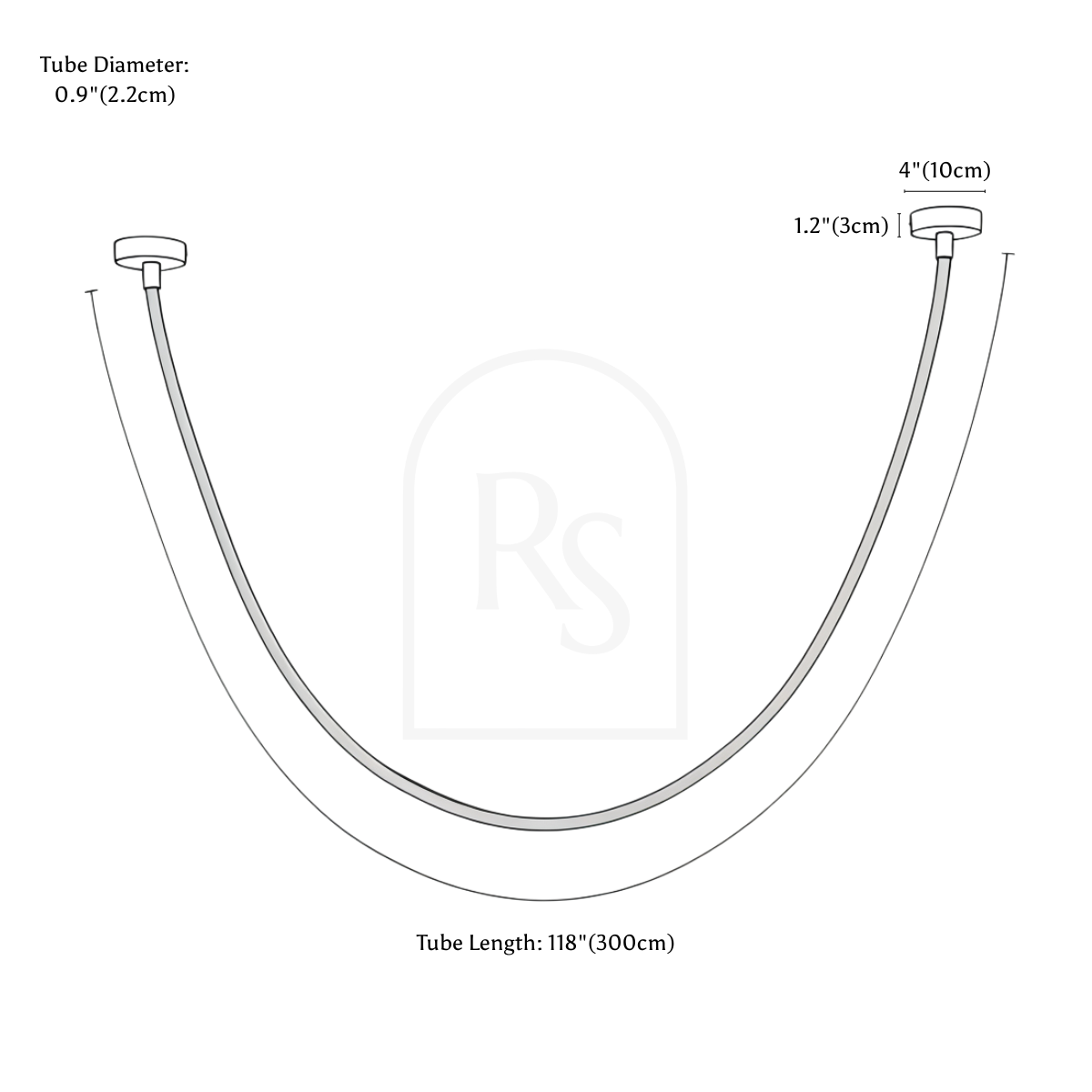 Filo Chandelier line drawing 4