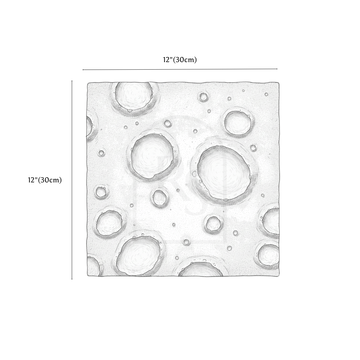 Tian Wall Panel line drawing 1