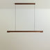 Horizontal Bar - Black walnut / L31.5"(80cm) / 12W / Warm White (3000K)