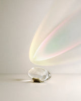 Lámpara de mesa de ojo de cristal