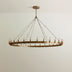 Vintage Brass / 12 Heads: D26"(66cm) x H19"(48cm) / Warm White (3000K)