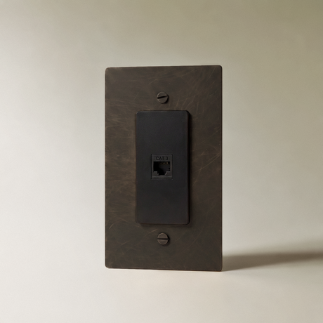 The Brass Telephone Socket (RJ11) (1-Gang)
