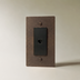Vintage Brass with Patina / 1 Gang / Telephone