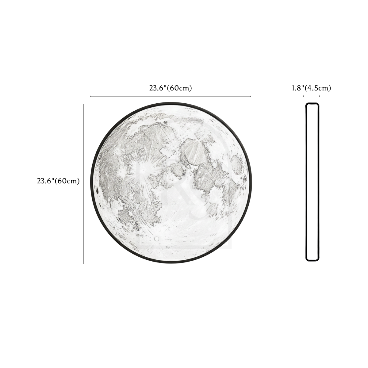 Bader Wall Lamp line drawing 3