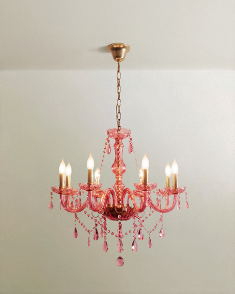 Brigitte Chandelier - Pink