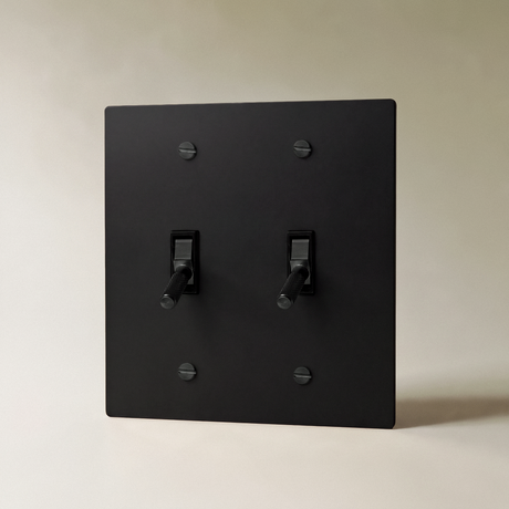 The Architectural Brass 4-Way Toggle Switch (1 to 5 Gang) - Open Box