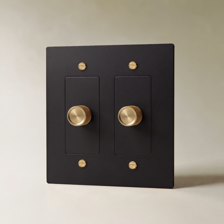 The Brass Dimmer Switch (1 to 5 Gang)