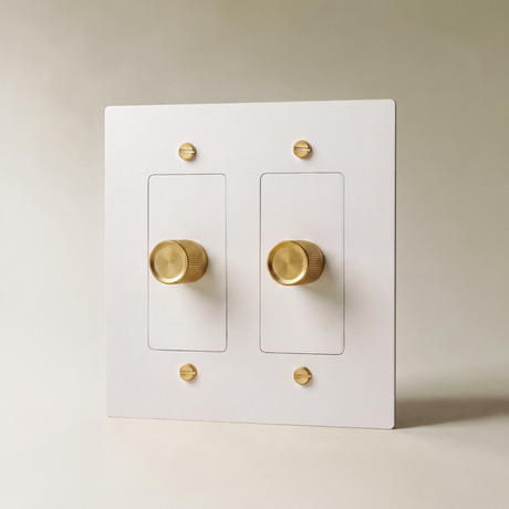 The Brass Dimmer Switch (1 to 5 Gang)