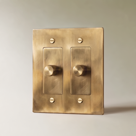 The Unlacquered Brass Dimmer Switch
