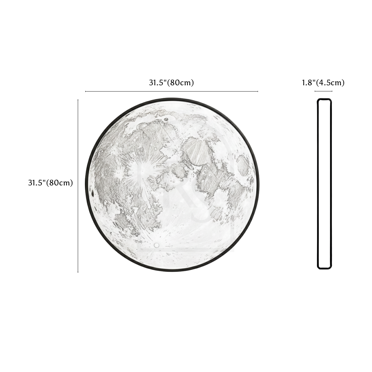 Bader Wall Lamp line drawing 4