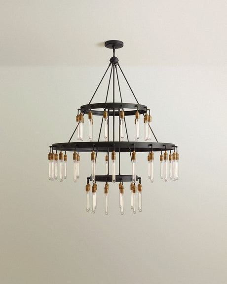 Sidero 3-Tier Round Chandelier