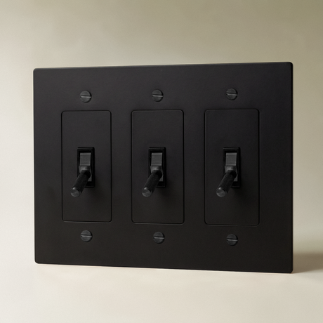 The Brass Toggle Switch (1 to 5 Gang)