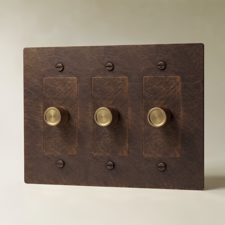 The Brass Dimmer Switch (1 to 5 Gang)