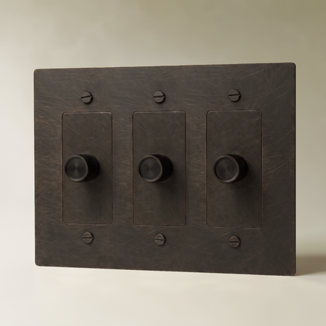 The Brass Dimmer Switch (1 to 5 Gang)