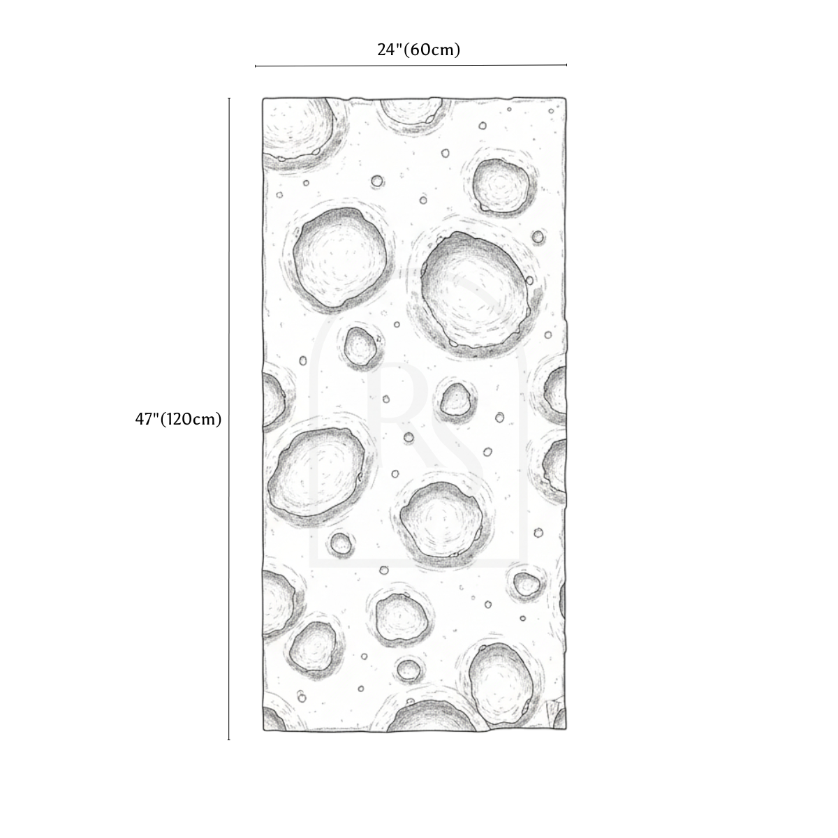 Tian Wall Panel line drawing 3