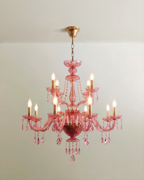 Brigitte Chandelier - Pink