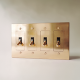 The Polished Brass Toggle Switch