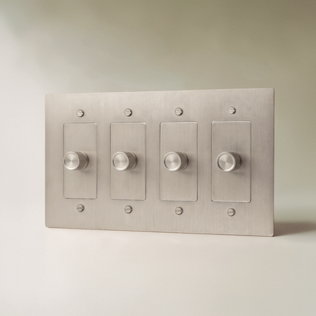 The Brass Dimmer Switch (1 to 5 Gang)