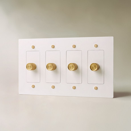 The Brass Dimmer Switch (1 to 5 Gang)