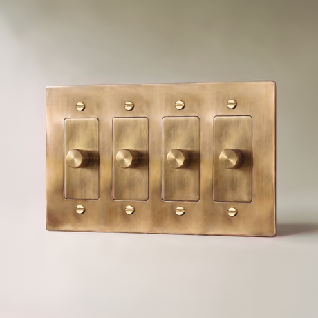 The Unlacquered Brass Dimmer Switch